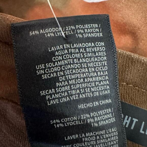 Kut From The Kloth Cargo Ankle Straight Leg Pants Size 16 Autumn Brown - Picture 7 of 11